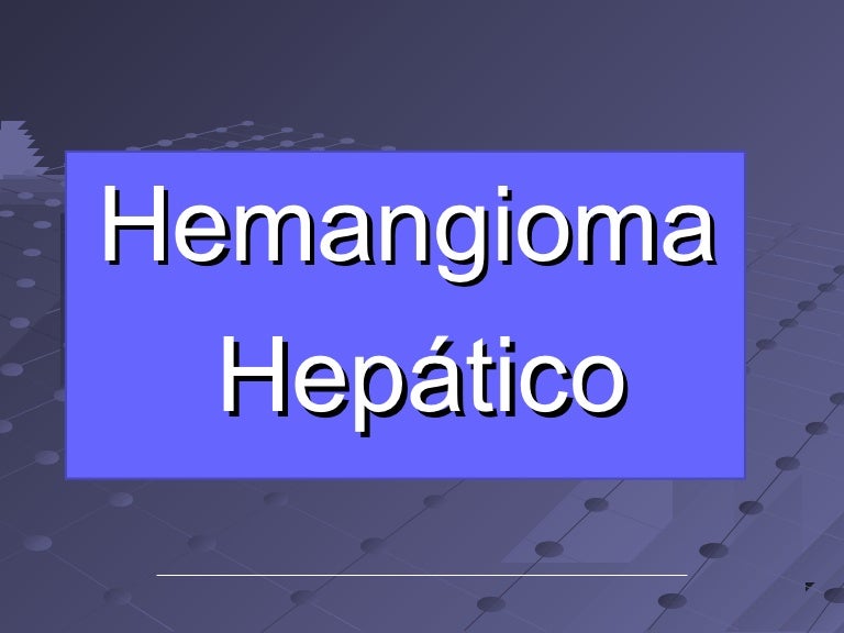 Angioma en el higado que es